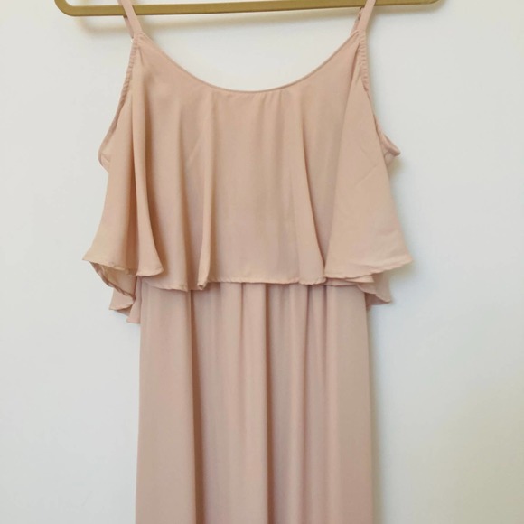 Show Me Your Mumu Caitlin Ruffle Maxi Dress Small - Picture 5 of 12
